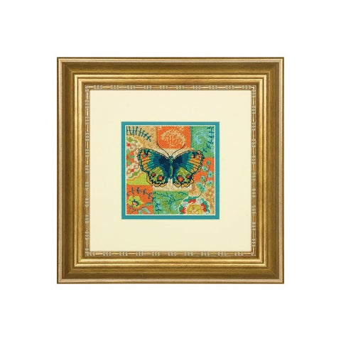 Butterfly Pattern (13 x 13 cm) - Cross Stitch Kit by DIMENSIONS