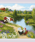 By the River. Cross Stitch kit by RIOLIS Ref. no.: 2101 - Hobby.lt 🇬🇧