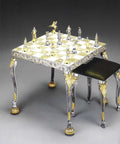 24K Gold Plated Bronze Chess Set