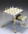 Tutankhamun Pharaoh 24K Gold Bronze Chess Set