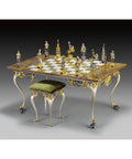 24K Gold-Plated Bronze Chess Set