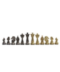 Handcrafted Metal Roman Chess Pieces