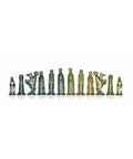 Medieval Metal Chess Pieces, Gold and Silver Plated, 6cm King, Italy