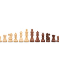 Classic Acacia Wood Chess Pieces, Weighted, Handcrafted, 3 inch King, Made in Italy