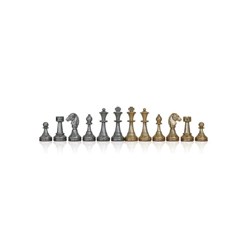 Classic Metal Chess Pieces Set
