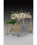 24K Gold Plated Bronze Chess Set, Romans vs Egyptians