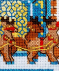 Cabin with Sleigh - Cross Stitch Kit from RIOLIS Ref. no.:1661 - Hobby.lt 🇬🇧