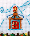 Cabin with Sleigh - Cross Stitch Kit from RIOLIS Ref. no.:1661 - Hobby.lt 🇬🇧