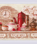 Caffee Time cross stitch kit by RIOLIS Ref. no.: 1874 - Hobby.lt 🇬🇧