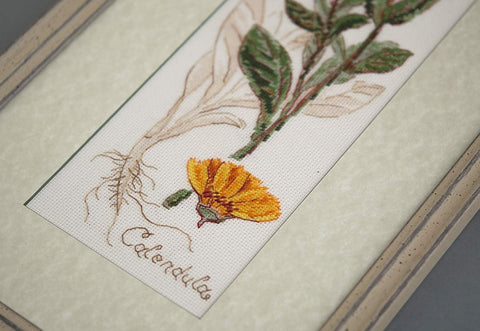 Calendula cross stitch kit by RIOLIS Ref. no.: 1798