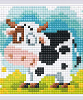 Calf in the Meadow diamond mosaic kit by RIOLIS Ref. no.: AM0052 - Hobby.lt 🇬🇧