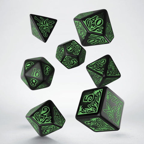 Call Of Cthulhu 7th Edition Dice Set black and green - Hobby.lt 🇬🇧