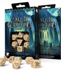 Call Of Cthulhu Dice Set beige and black - Hobby.lt 🇬🇧