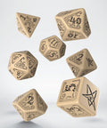 Call Of Cthulhu Dice Set beige and black - Hobby.lt 🇬🇧