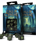 Call Of Cthulhu Dice Set black and fluorescent - Hobby.lt 🇬🇧