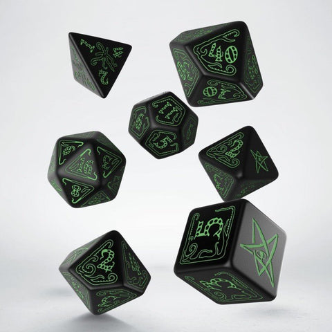 Call Of Cthulhu Dice Set black and green - Hobby.lt 🇬🇧