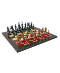 CAMELOT: Chess Set with Briar Erable Wood Chessboard