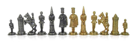 CAMELOT Chess Set with Beautiful Rare Wood Chessboard