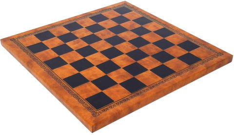 CAMELOT: Chess Set with Leatherette Chessboard