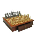 CAMELOT Chess Set with Beautiful Rare Wood Chessboard
