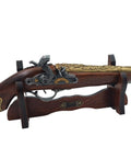 Capsule pistol on Wooden Stand - Replica 18th century – 154S - Hobby.lt 🇬🇧