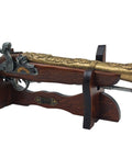 Capsule pistol on Wooden Stand - Replica 18th century – 154S - Hobby.lt 🇬🇧