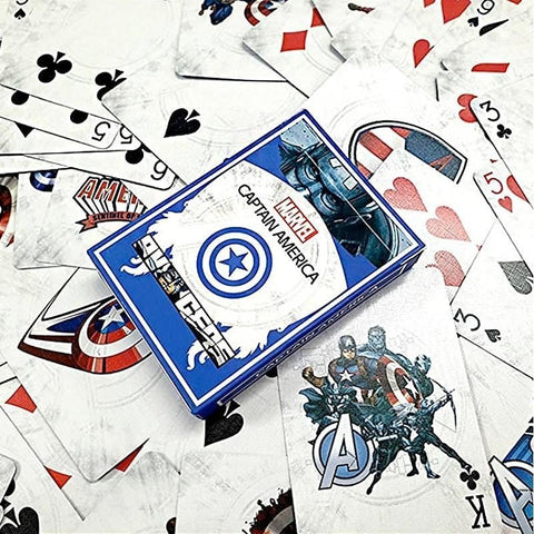 Captain America Marvel Stripper playing cards - Hobby.lt 🇬🇧