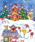 Cards Gingerbread House SANO - 12 - Cross Stitch Kit by Andriana - Hobby.lt 🇬🇧