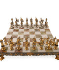 CARLO MAGNO - Emperor Of Roman Empire: Chess Set in 24k Gold - Hobby.lt 🇬🇧