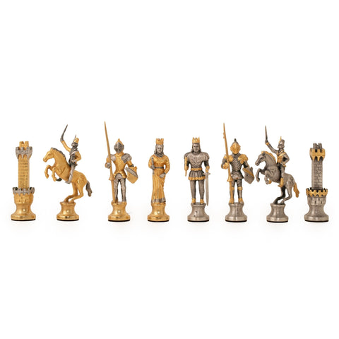 CARLO MAGNO - Emperor Of Roman Empire: Chess Set in 24k Gold - Hobby.lt 🇬🇧