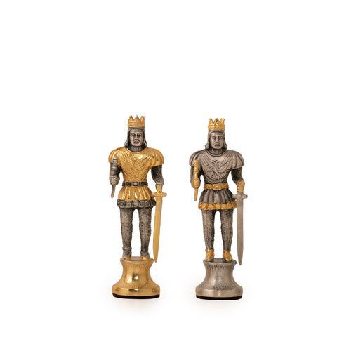 CARLO MAGNO - Emperor Of Roman Empire: Chess Set in 24k Gold