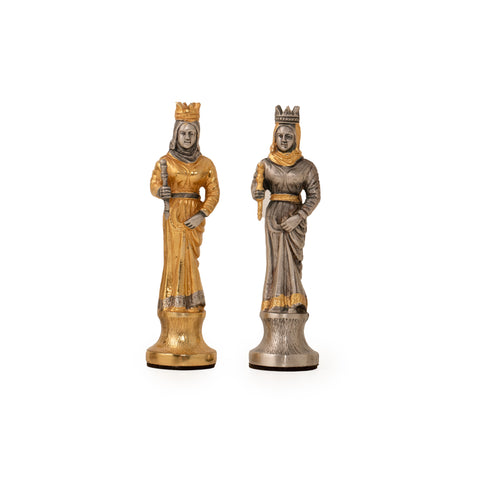 CARLO MAGNO - Emperor Of Roman Empire: Chess Set in 24k Gold