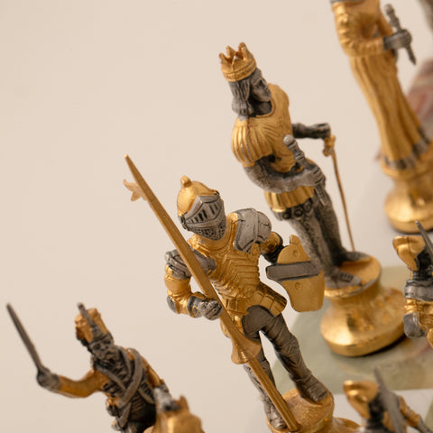 CARLO MAGNO - Emperor Of Roman Empire: Chess Set in 24k Gold