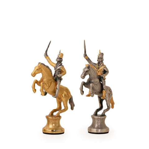 CARLO MAGNO - Emperor Of Roman Empire: Chess Set in 24k Gold