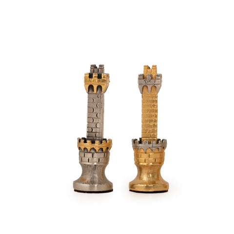 CARLO MAGNO - Emperor Of Roman Empire: Chess Set in 24k Gold