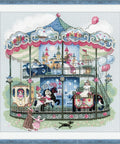 Carousel - Cross Stitch Kit from RIOLIS Ref. no.:1458 - Hobby.lt 🇬🇧