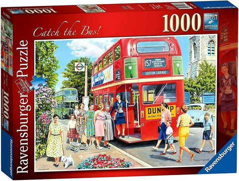 Catch the Bus! 1000 Piece Puzzle - Hobby.lt 🇬🇧