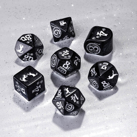 Cats Modern Dice Set Waffle Q - Workshop - Hobby.lt 🇬🇧