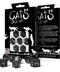 Cats Modern Dice Set Waffle Q-Workshop