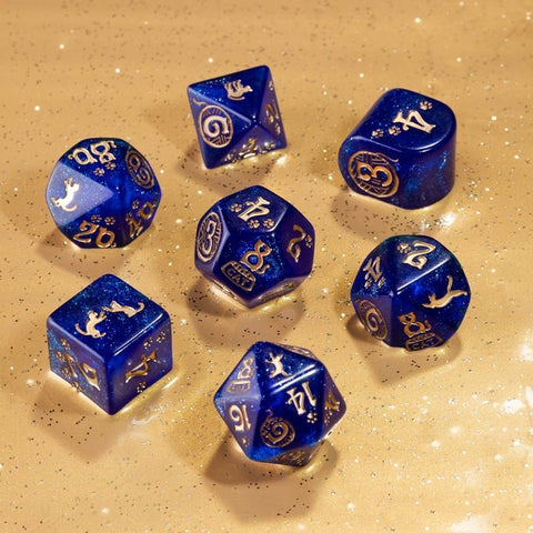 Cats Modern Dice Set Meowster Q-Workshop