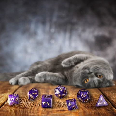 Cats Purrito Dice Set