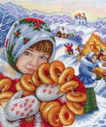 Celebration Time! Maslenitsa SNV - 621 cross stitch kit by MP Studio - Hobby.lt 🇬🇧