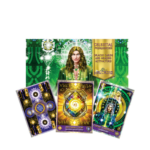 Celestial Frequencies Oracle Cards and Healing Activators Schiffer Publishing