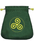 Celtic Triskel Satin Green Bag Cards Lo Scarabeo - Hobby.lt 🇬🇧