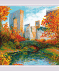 Central Park. Cross Stitch kit by RIOLIS Ref. no.: 2094 - Hobby.lt 🇬🇧