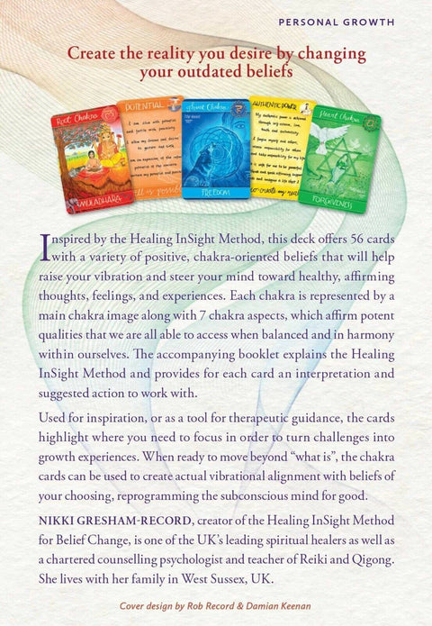 Chakra Cards For Belief Change Findhorn Press