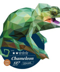 Chameleon - unique WOODEN puzzle 127 pcs