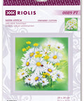 Chamomiles Flowers. Satin Stitch kit by RIOLIS Ref. no.: 0089 PT - Hobby.lt 🇬🇧