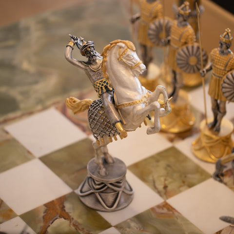 Charlemagne - King of Carolingians vs the Moors of Spain (778) - Royal Chess Set - Hobby.lt 🇬🇧