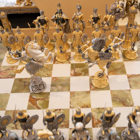 Charlemagne - King of Carolingians vs the Moors of Spain (778) - Royal Chess Set - Hobby.lt 🇬🇧